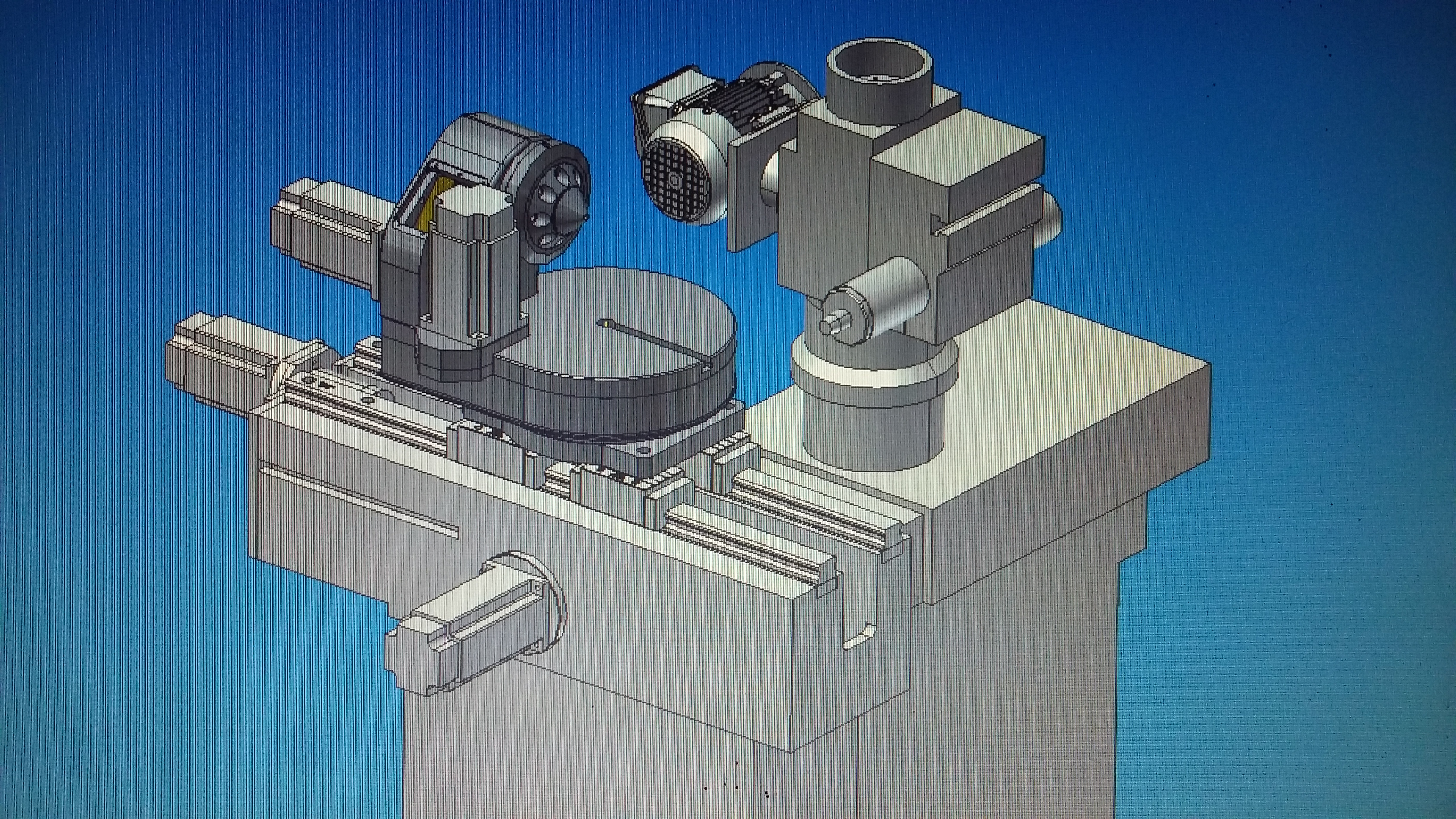 AFIADORA SUL MECÂNICA 5 EIXOS CNC - PROJETO 3D